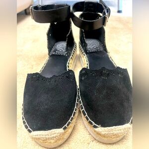 Vince Camuto Black Espadrille Sandal